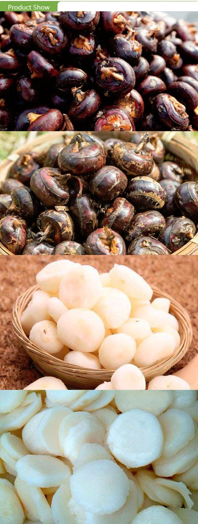 HACCP Kosher Brc New Crop Good Quality China Frozen Water Chestnut