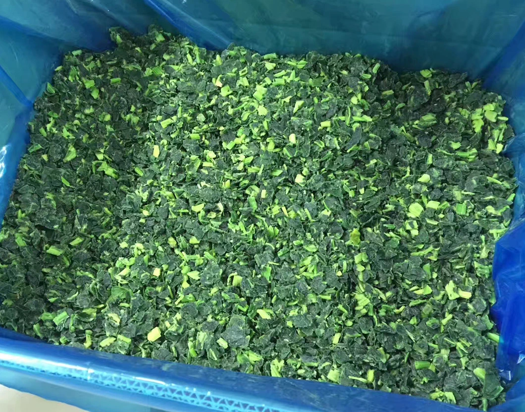 High Quality IQF Chopped Spinach 3/8