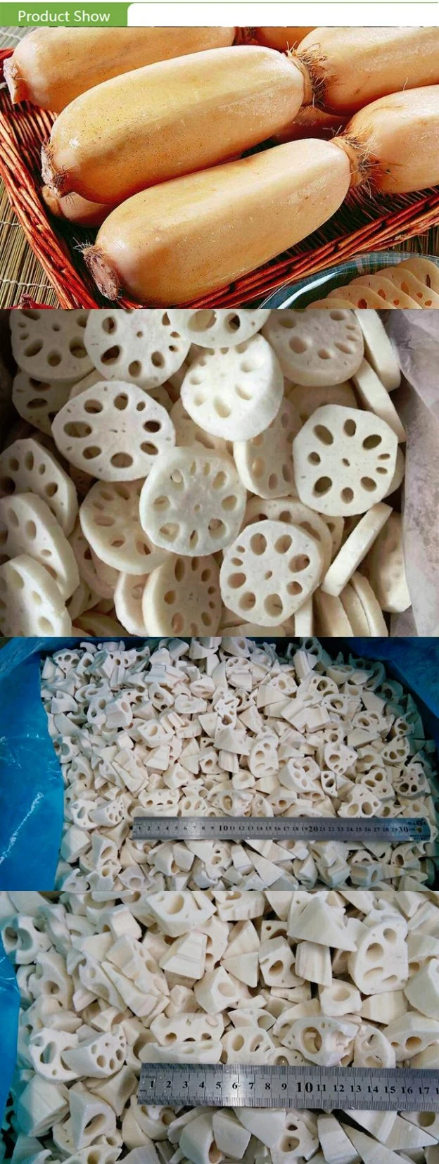 Qf Vegetable Wholesale Price Frozen Lotus Root